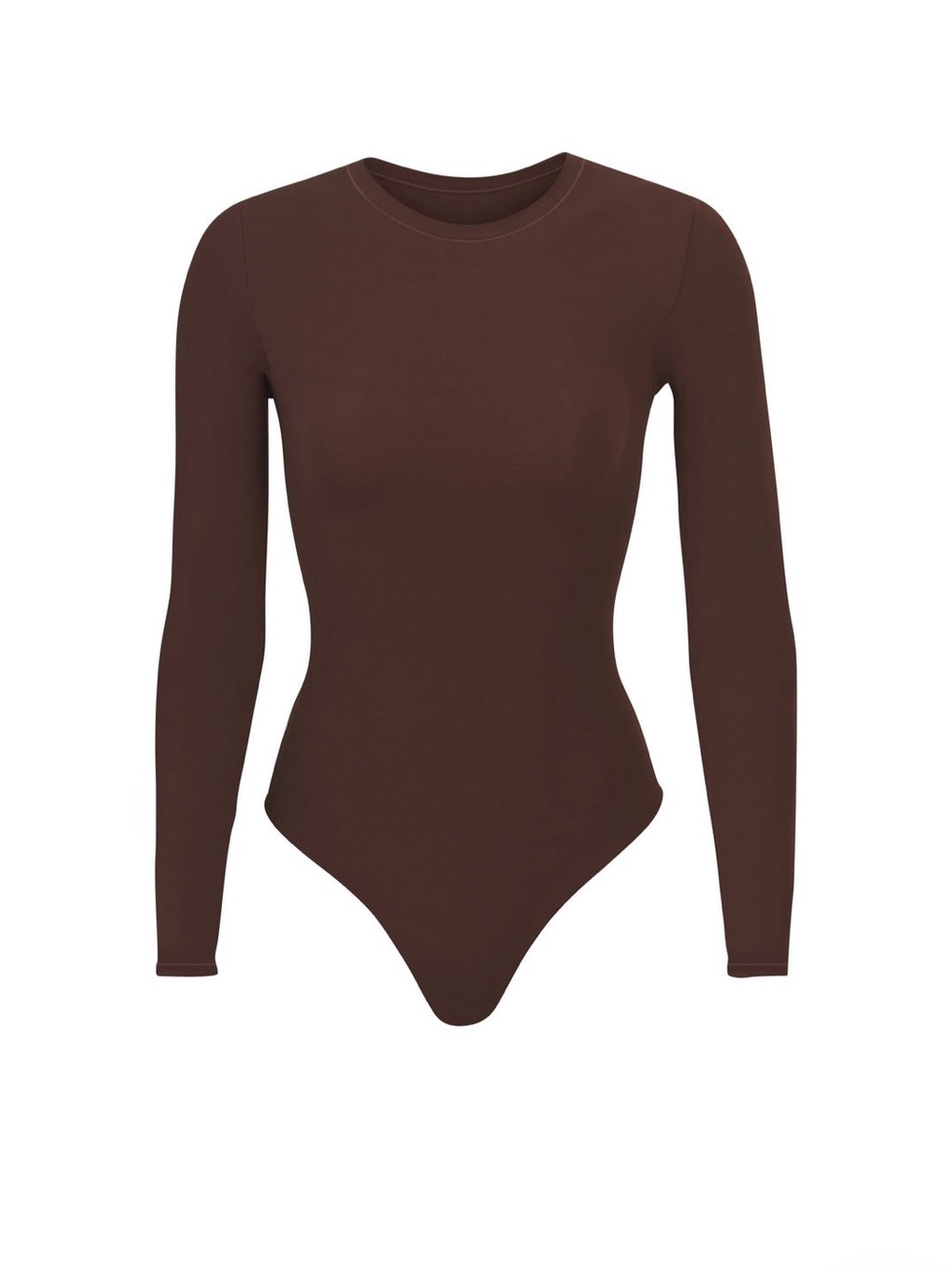 SKIMS Fits Everybody Bodysuit in Chocolate Brown